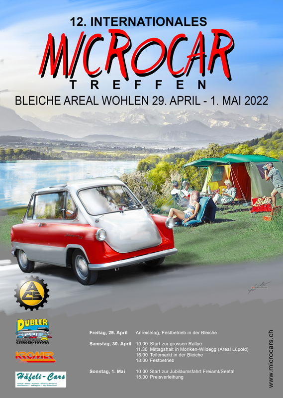 2022 Microcars Treffen Wohlen Switzerland
